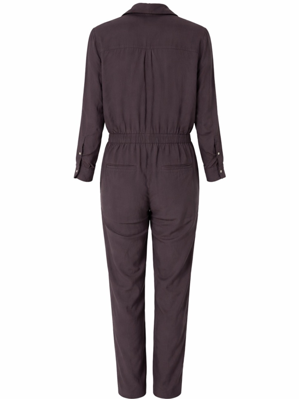 Madewell Viscose Jumpsuit Womens M Utility Button Front pockets Casual Travel - Picture 3 of 12